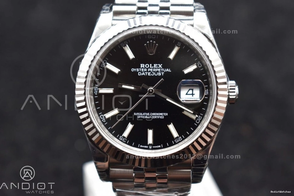 VS SS Edition Bracelet Dial Stick 1:1 Black 392 126334 Jubilee 904L DateJust Best VSF 41 Youthful on Steel 1206